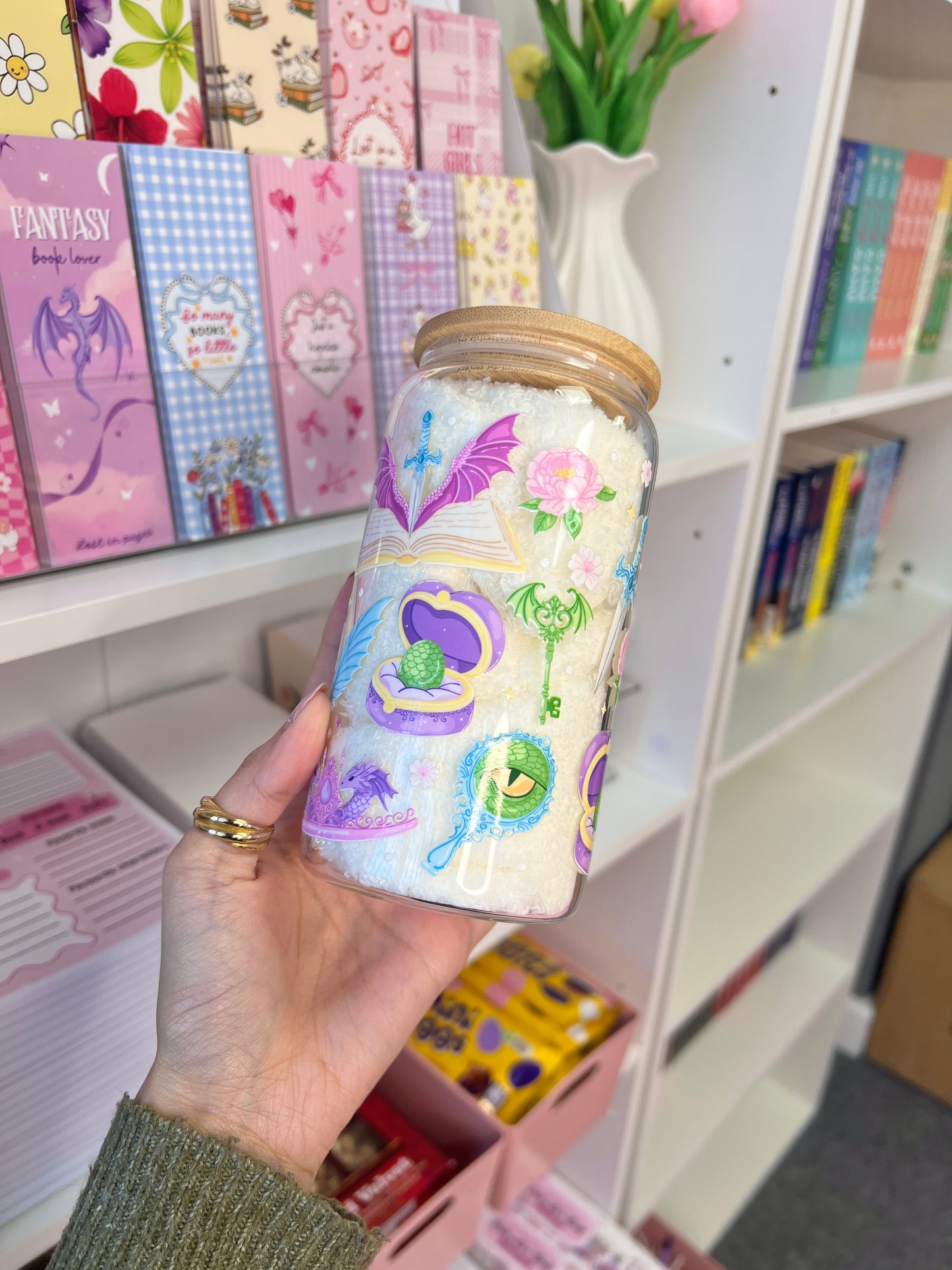 Whimsical fabtasy tarot card cup