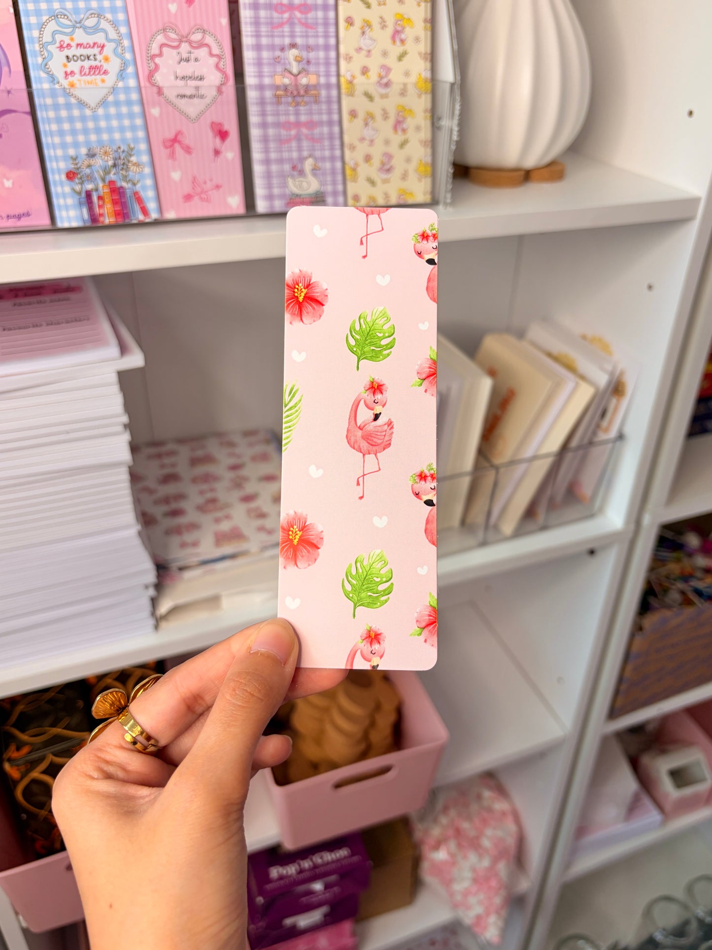 Flamingo bookmark