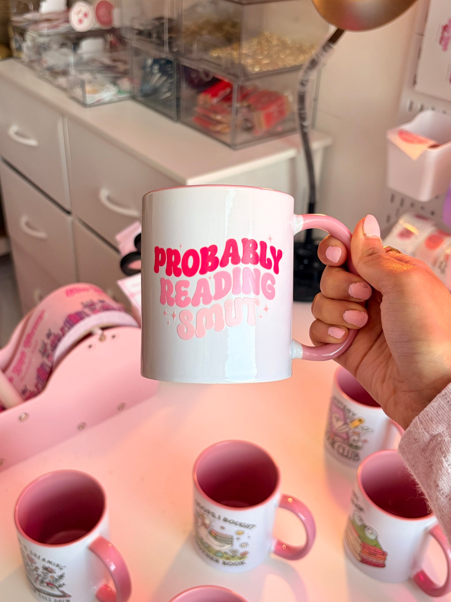 Probably reading smut mug