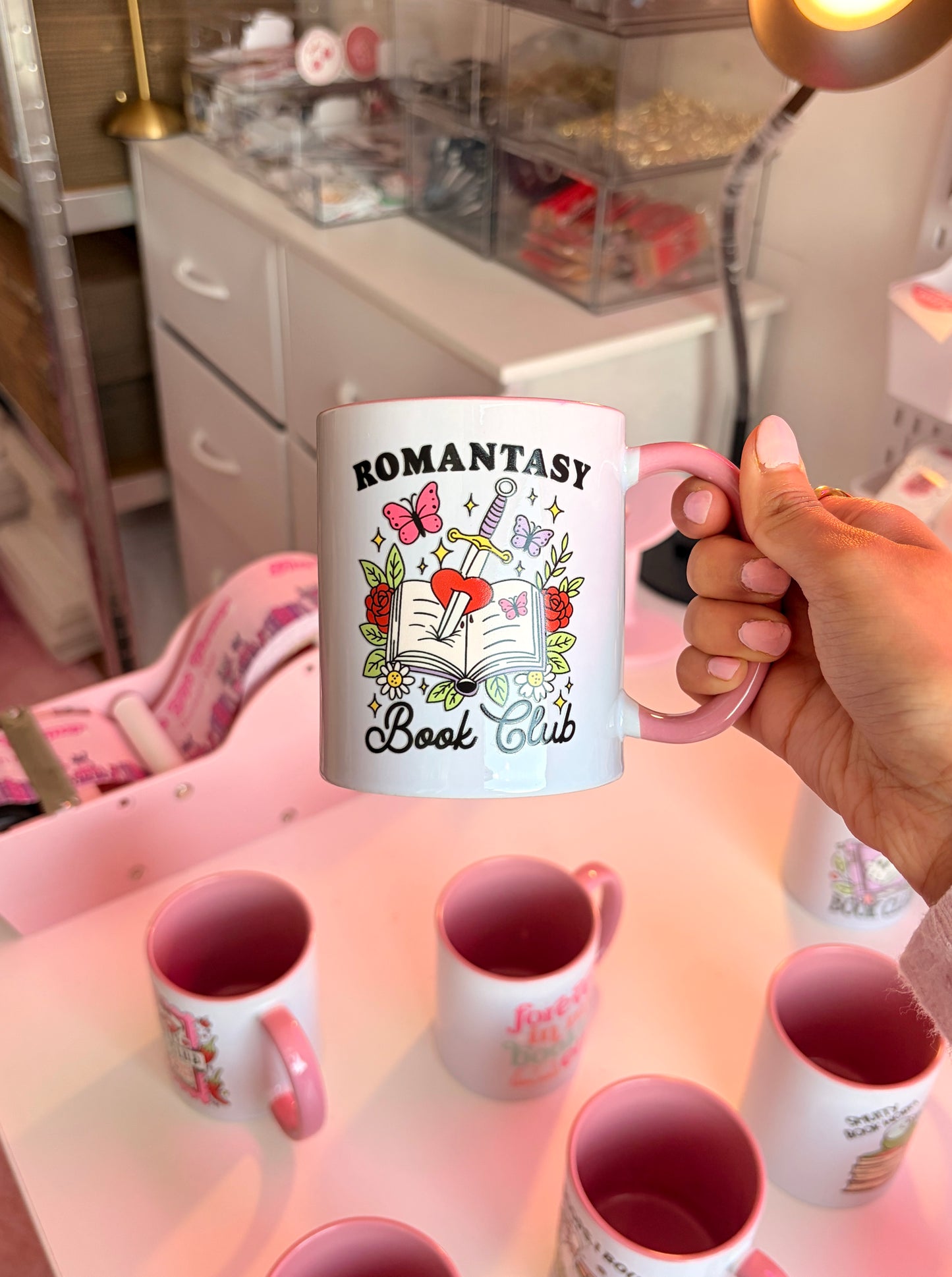 Romantasy book club mug