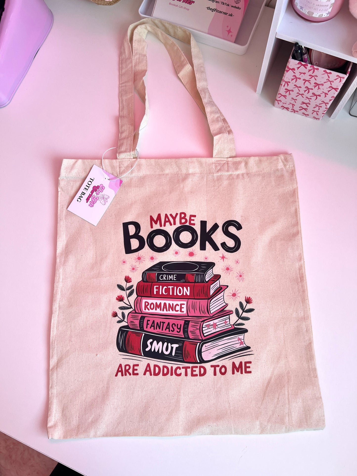 Maybe books are addicted to me