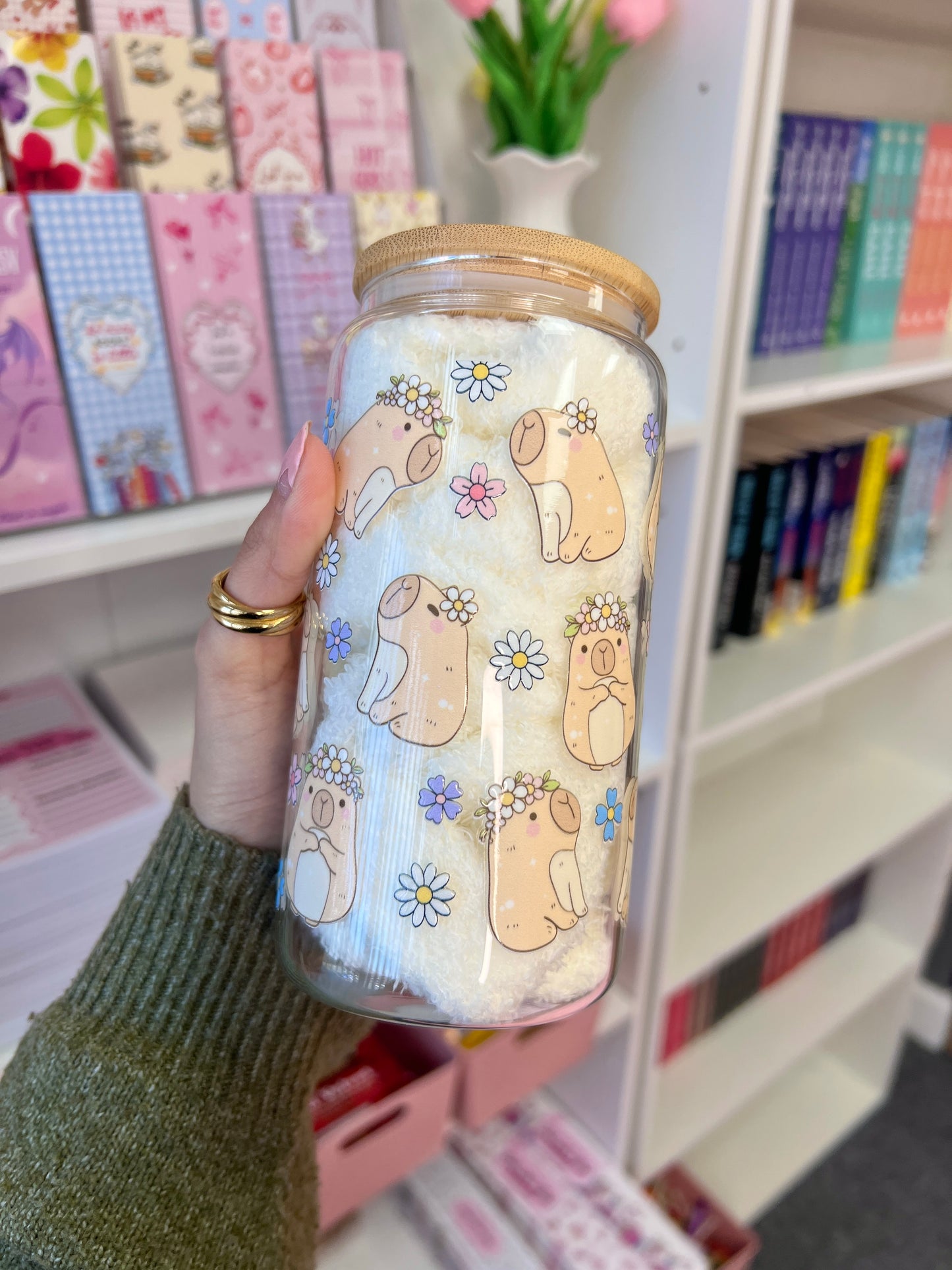 Spring capybara cup