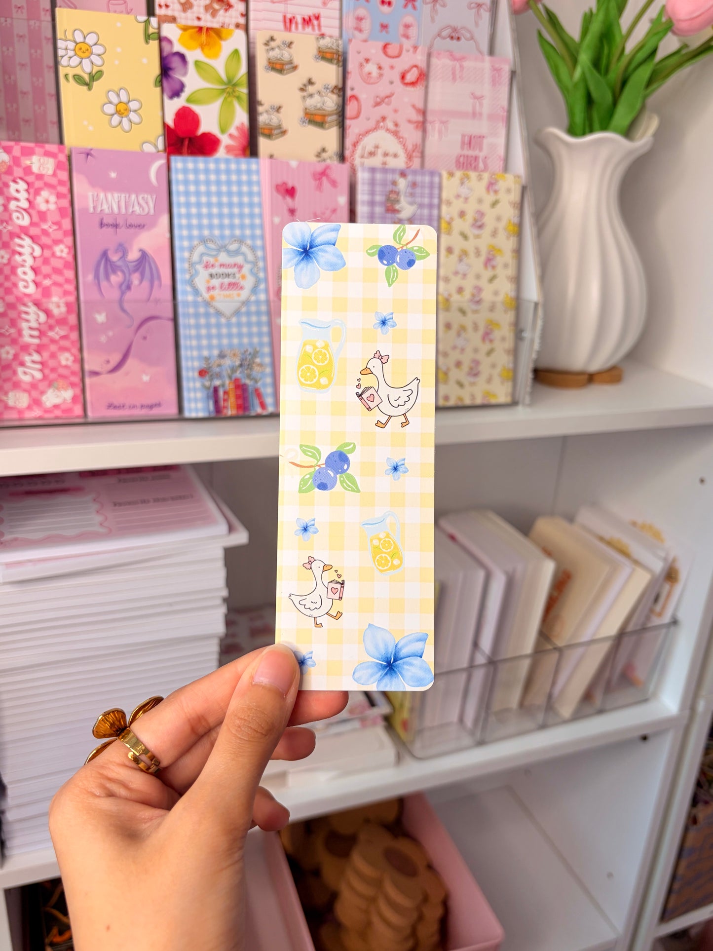 Blueberry lemon bookmark
