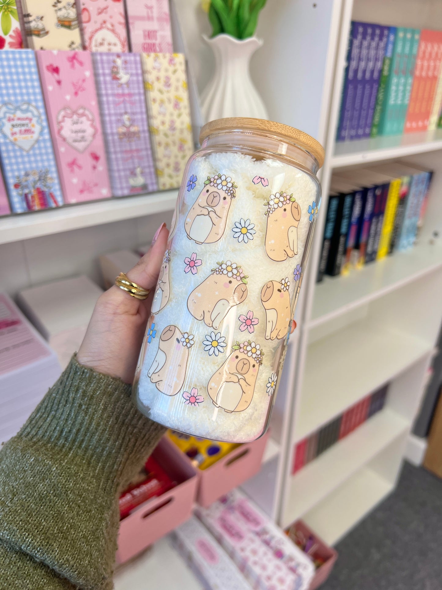 Spring capybara cup