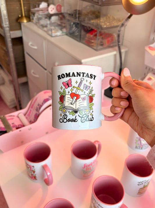 Romantasy book club mug