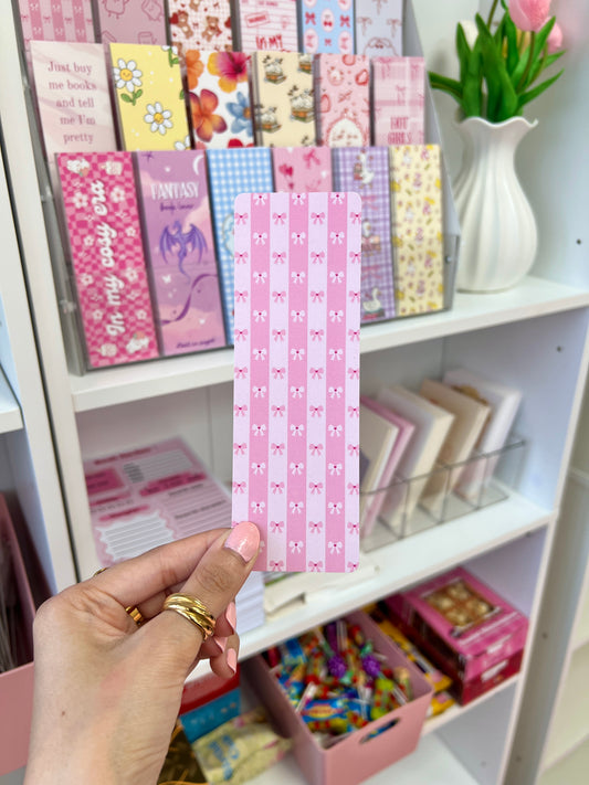 Pink Bow bookmark
