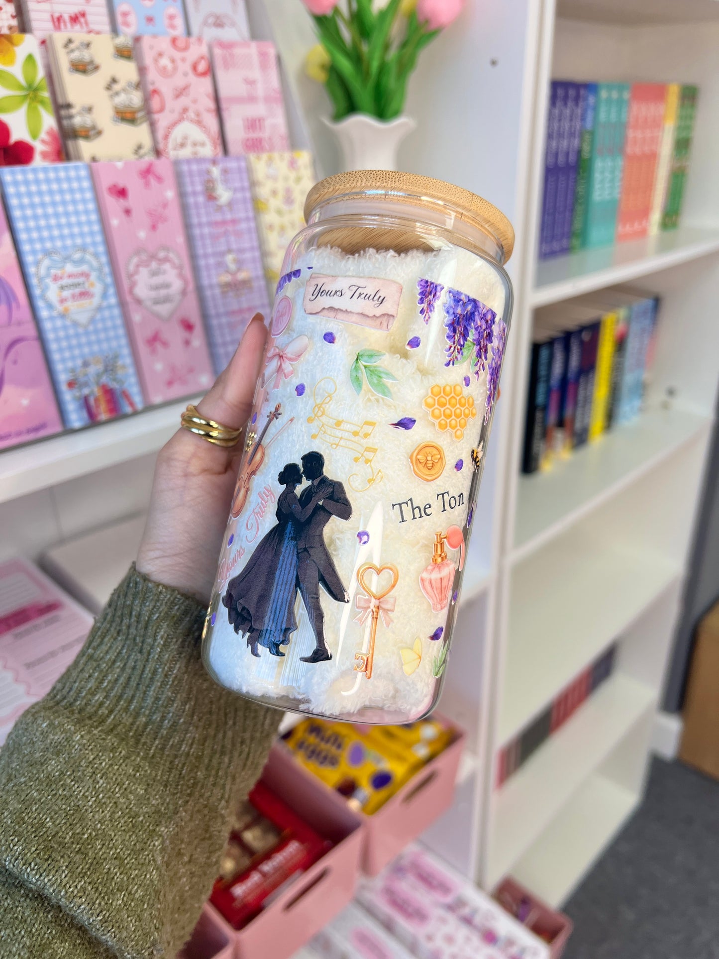 Bridgerton/Regency Romance themed cup