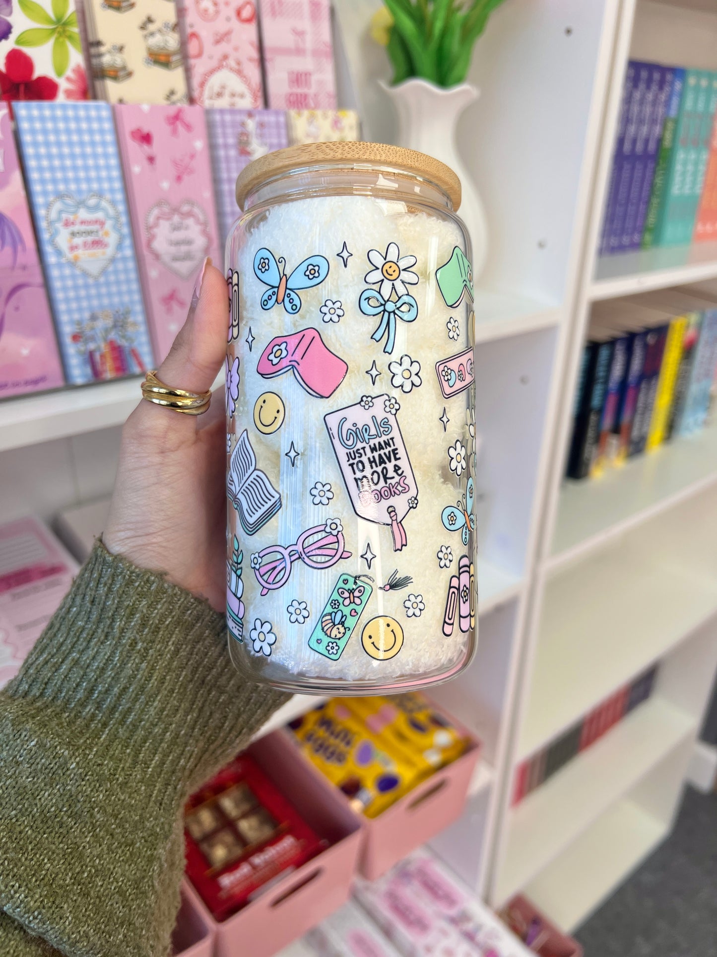 In my bookish girly era cup