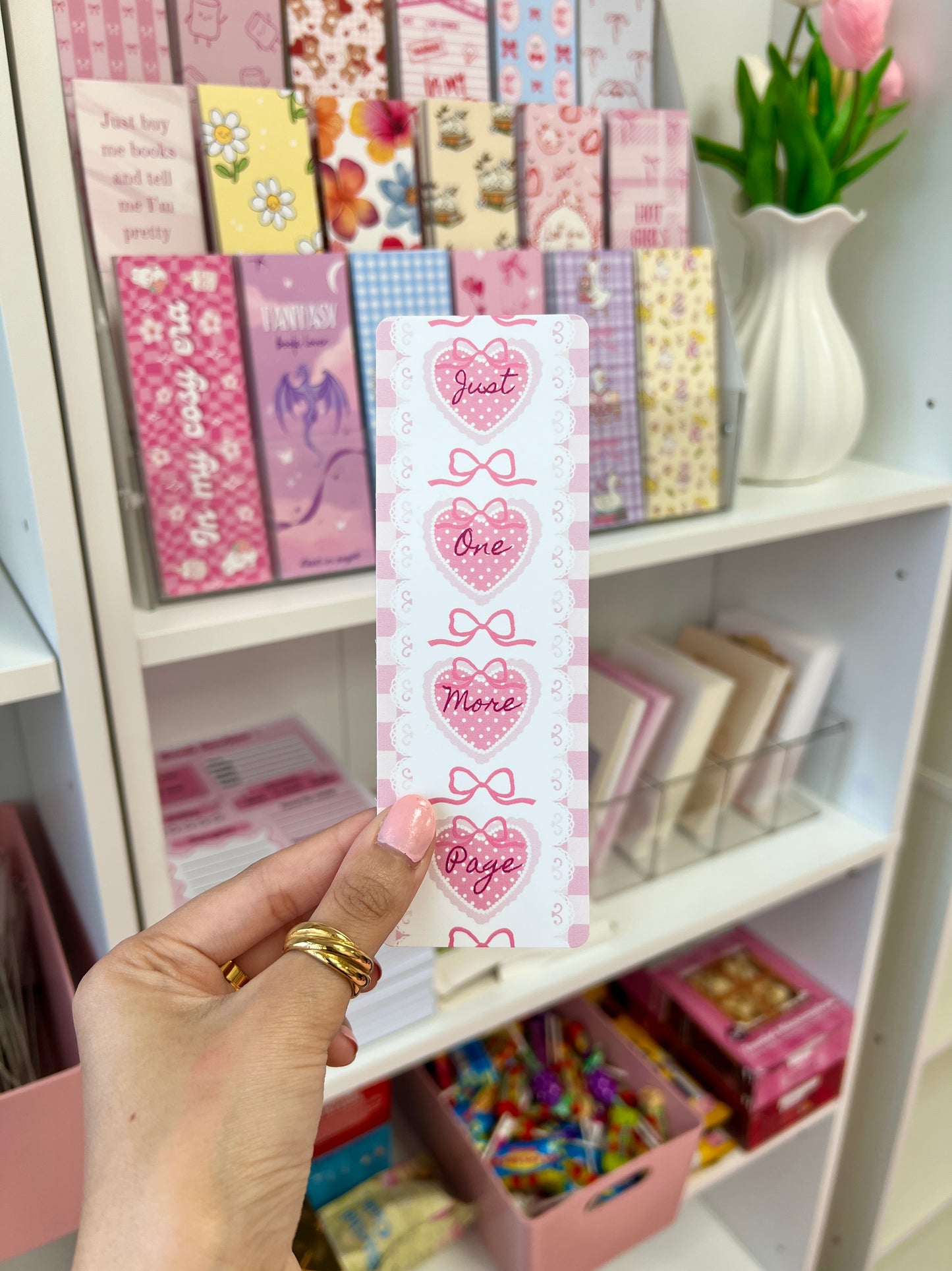 Just One More Page bookmark