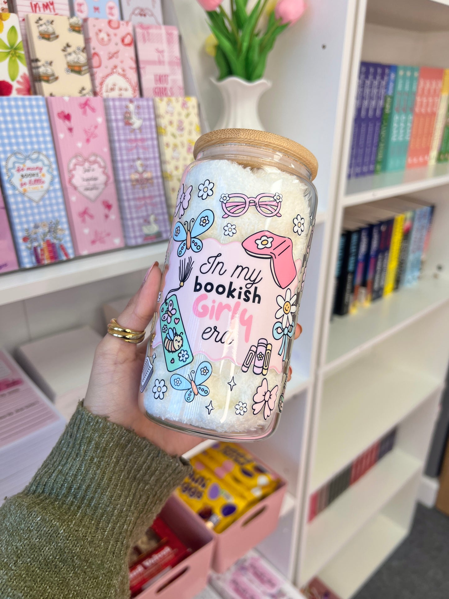 In my bookish girly era cup