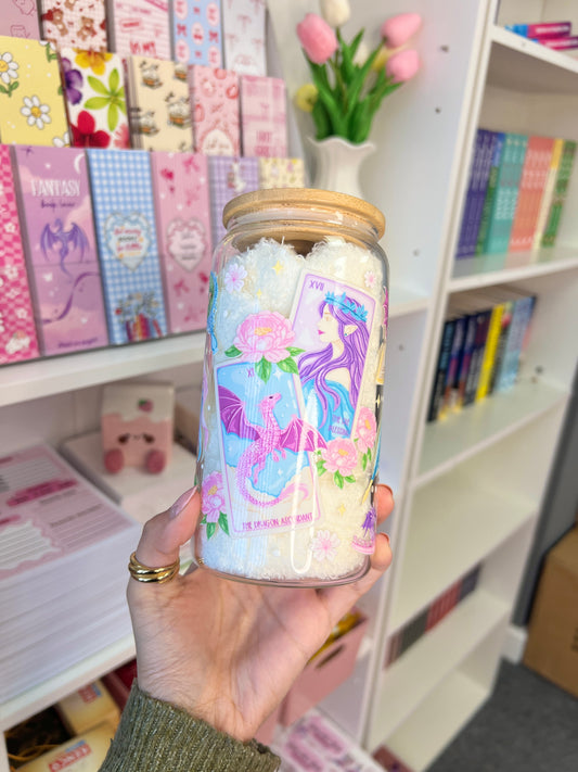 Whimsical fabtasy tarot card cup