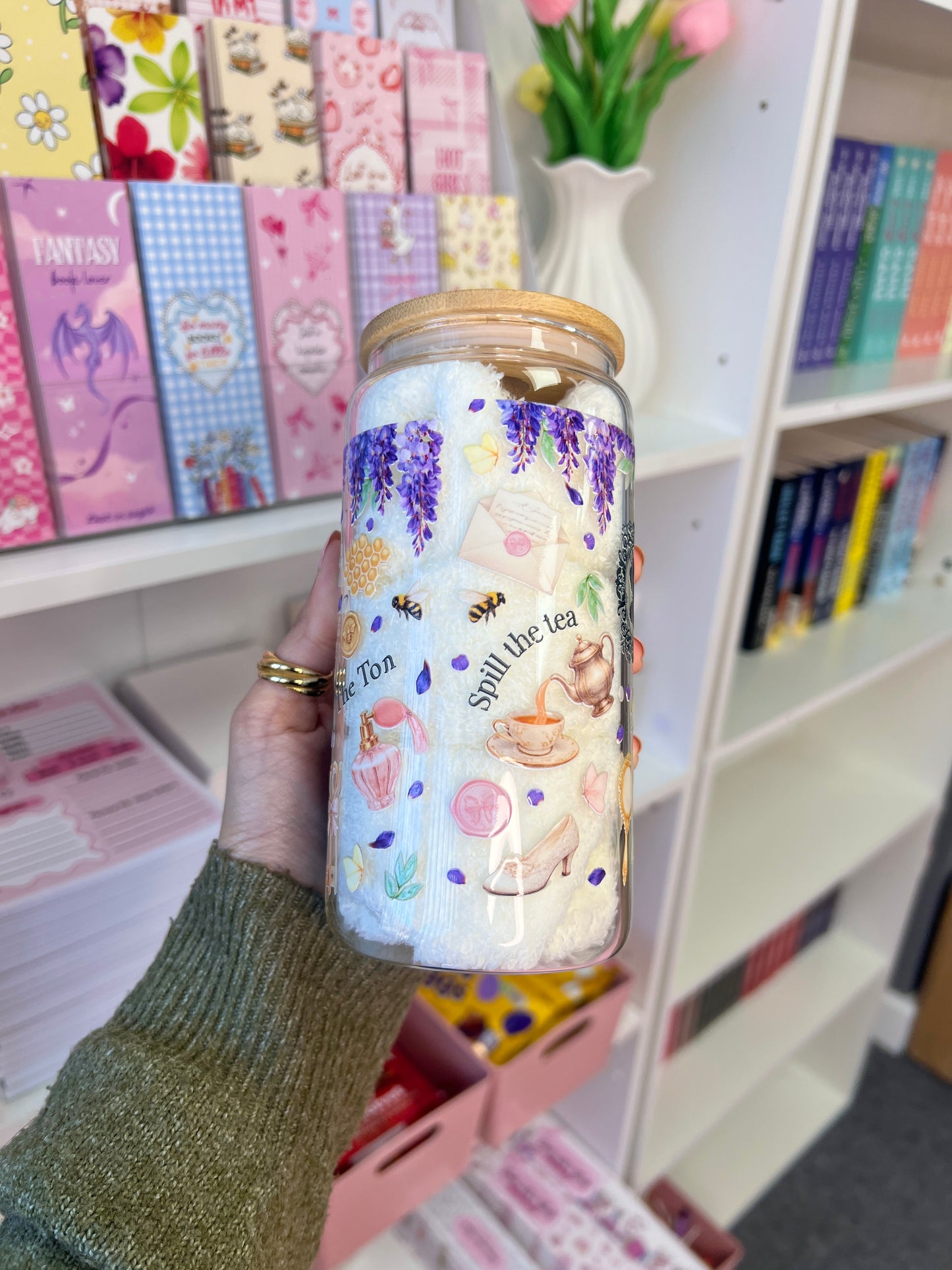 Bridgerton/Regency Romance themed cup