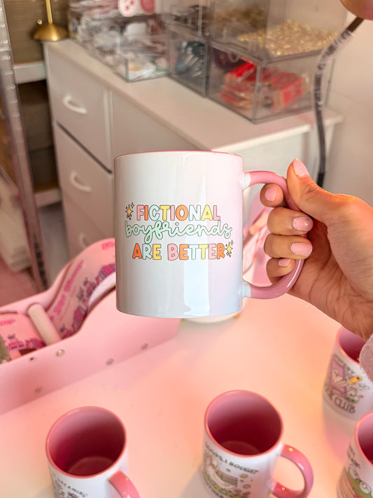 Fictional boyfriends mug