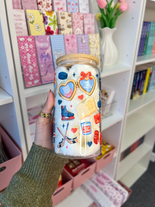 Hockey romance themed cup