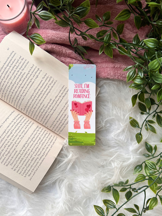 Shh…I’m reading Romance bookmark