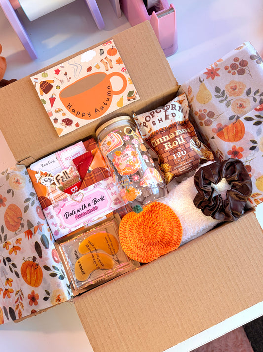 Autumn blind date with a book box