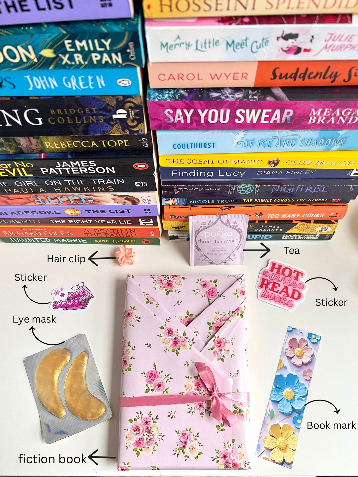 Blind Date with a Floral Wrapped Book🌸🌷✨