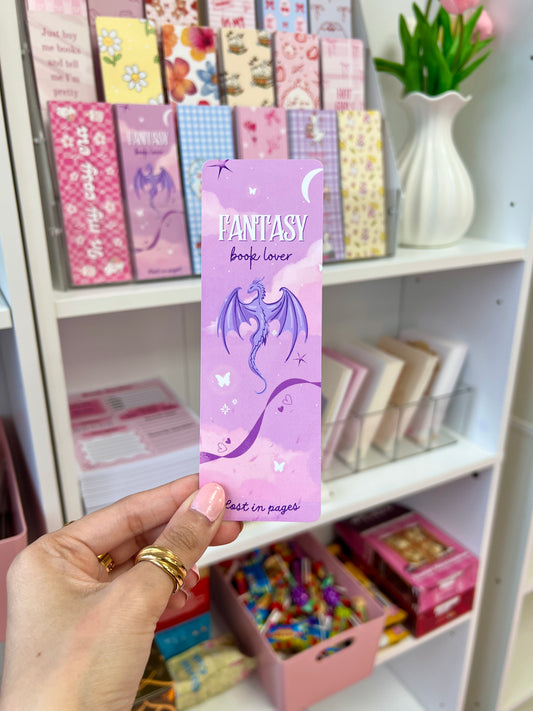 Fantasy book lover bookmark