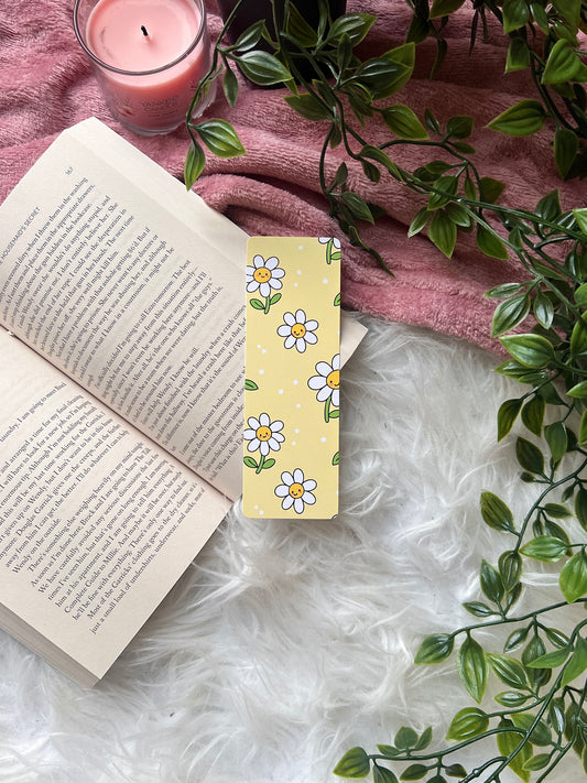 Daisy Printed bookmark
