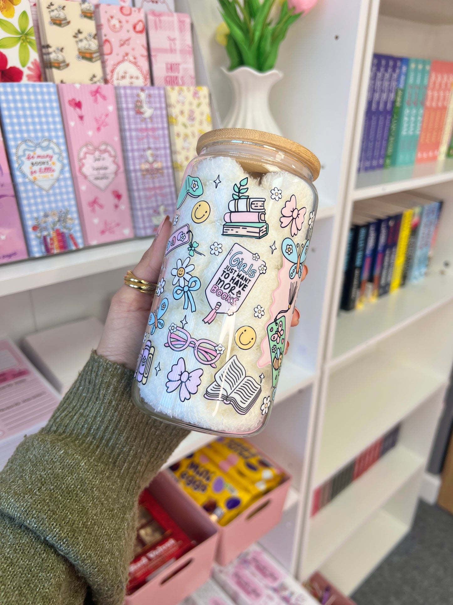 In my bookish girly era cup