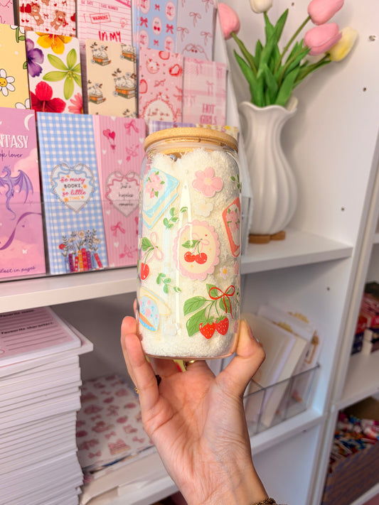 Cottagecore cherry cup
