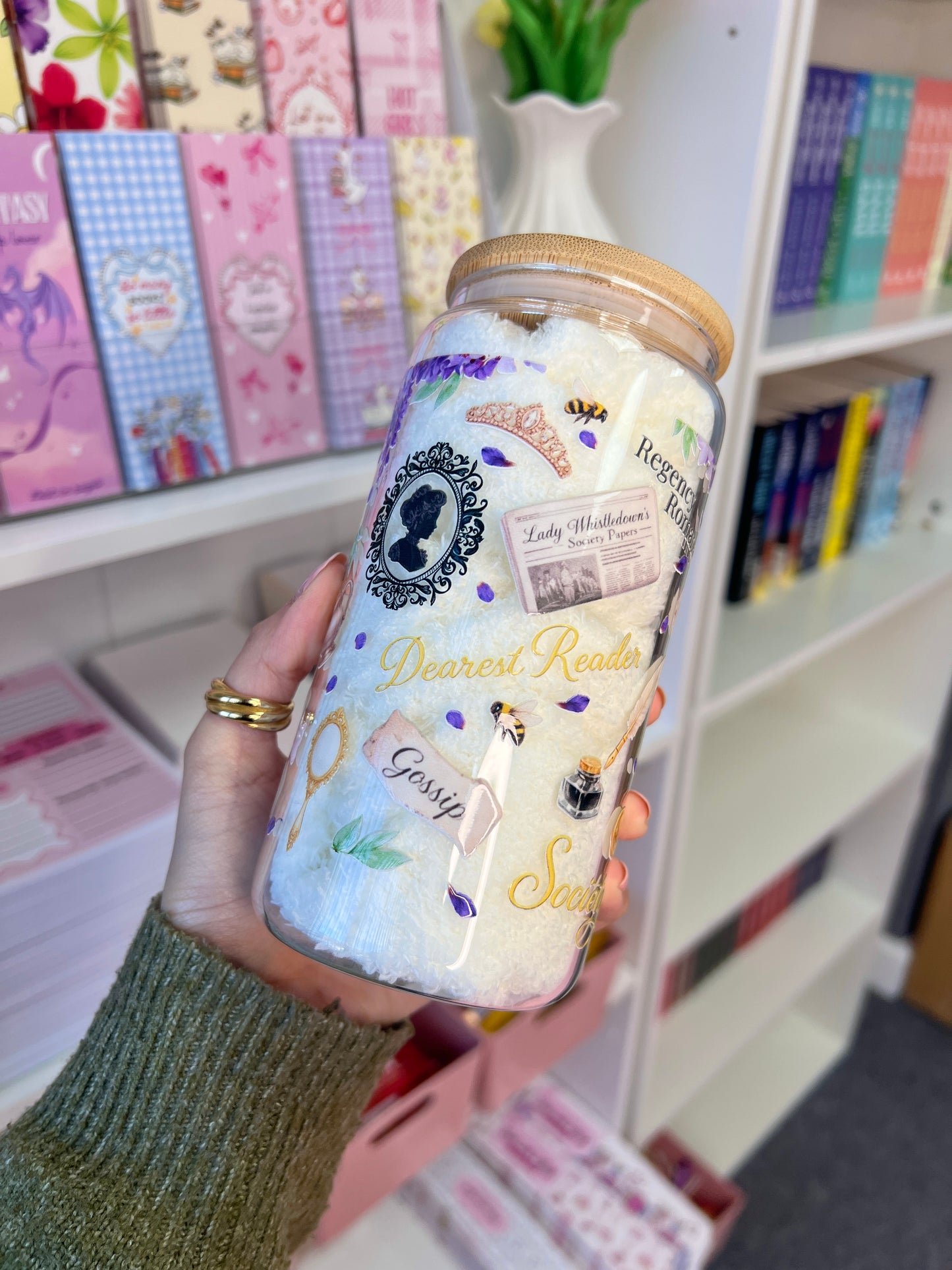 Bridgerton/Regency Romance themed cup