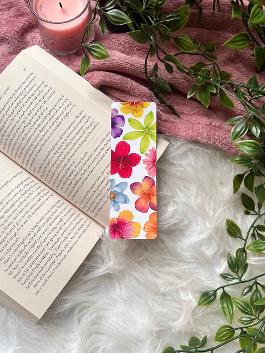 Floral Printed bookmark