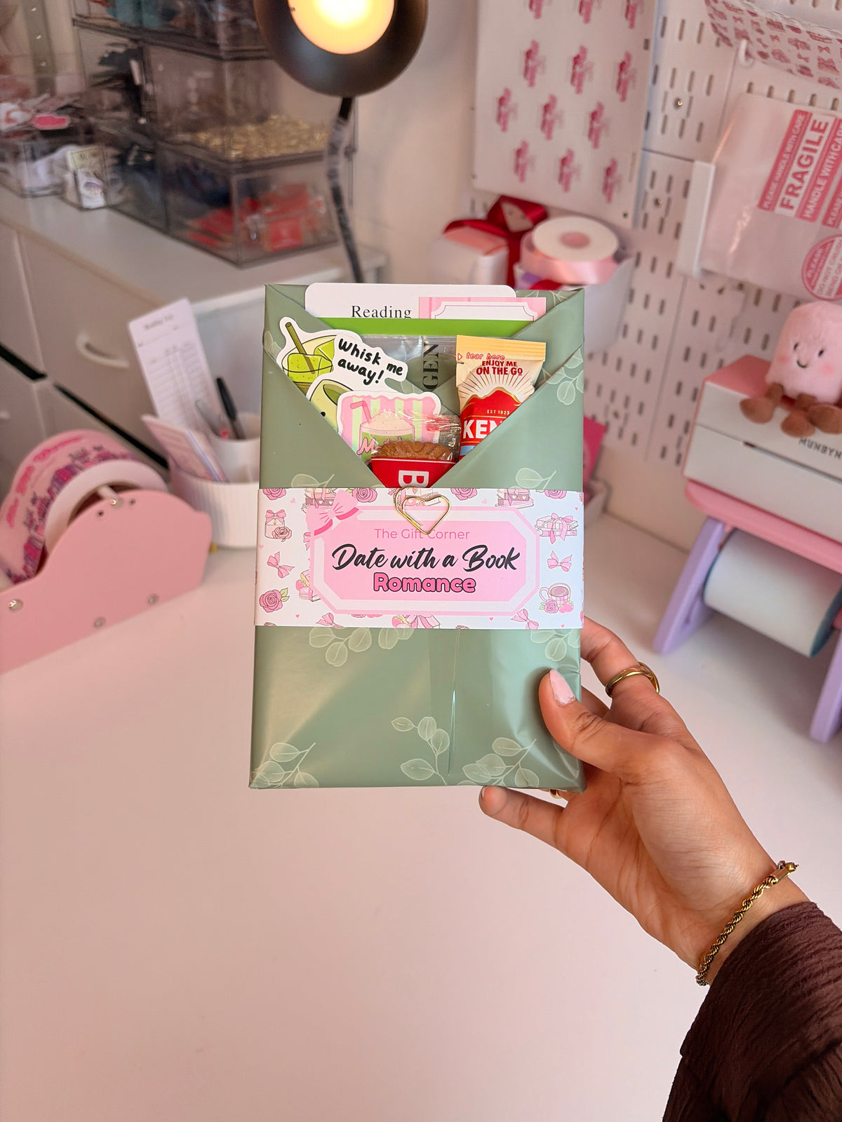 Matcha-themed mystery reader box