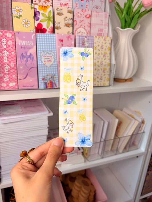 Blueberry lemon bookmark